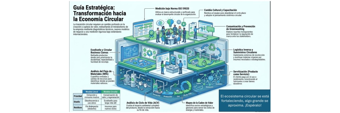 Transformar una empresa del modelo lineal al circular